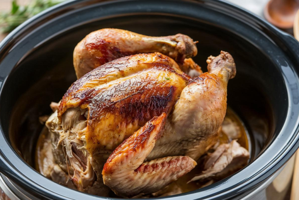 Can Chicken Overcooked in Slow Cooker?