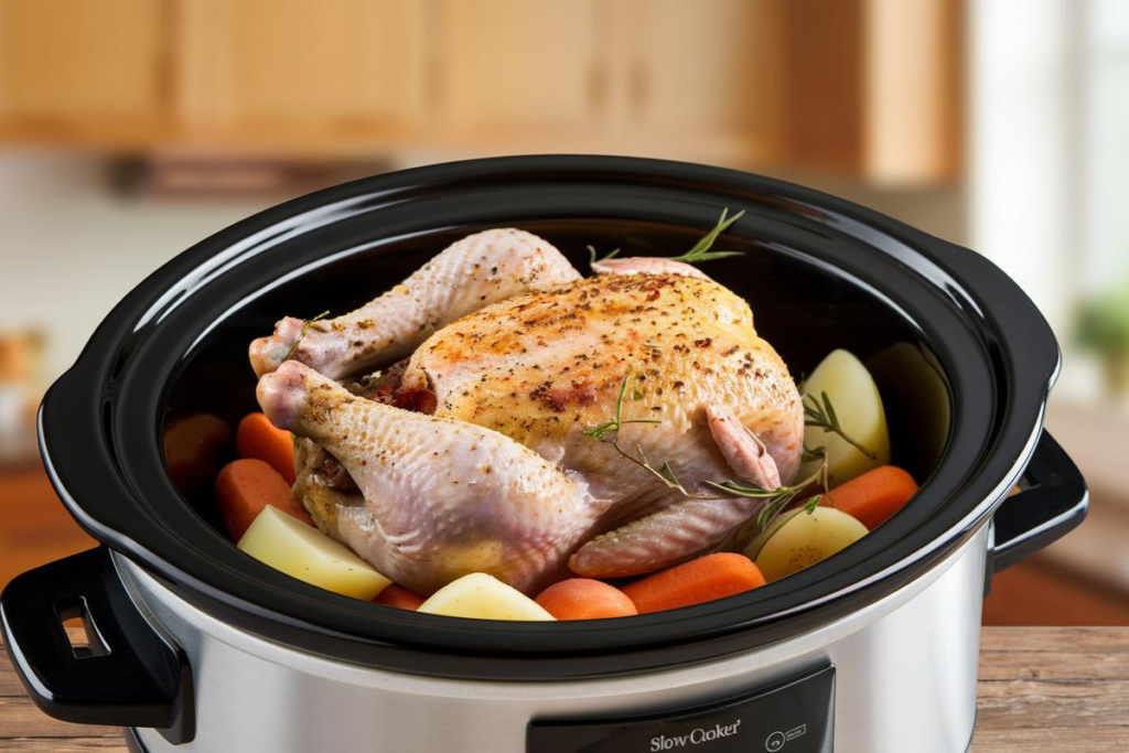 Can You Put Chicken in a Slow Cooker Raw?