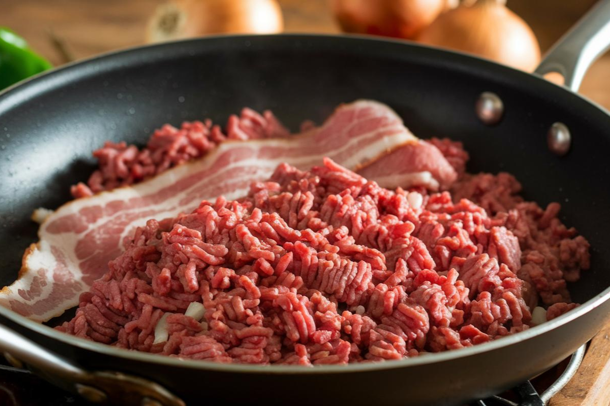 Can You Cook Ground Beef and Bacon Together?