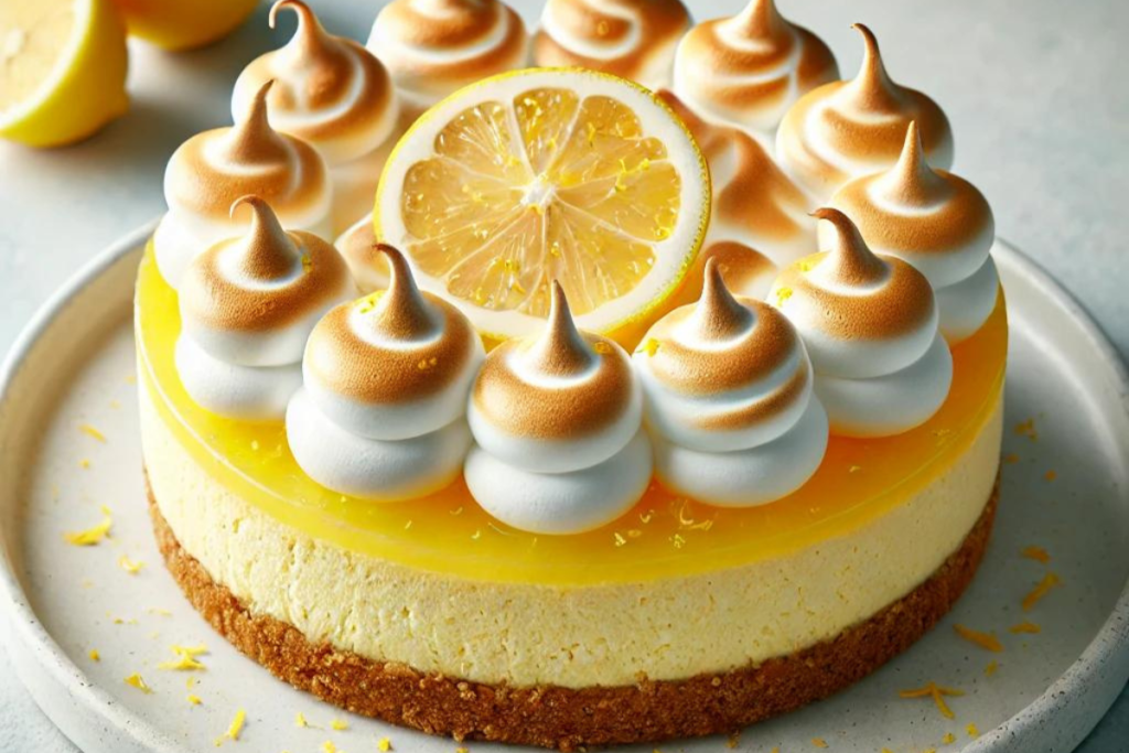 Lemon Cheesecake with Meringue